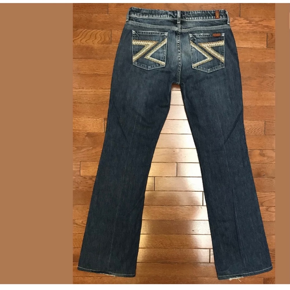 7 For All Mankind Flynt Jeans 29x32 Embellished